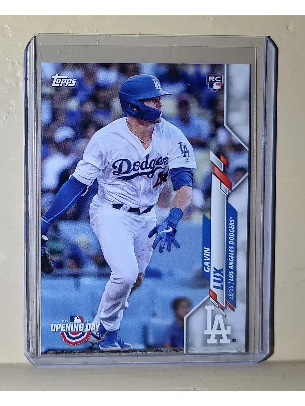 Gavin Lux 2019 Topps MLB 70 Opening Day Rookie Baseball Card Los Angeles Dodgers